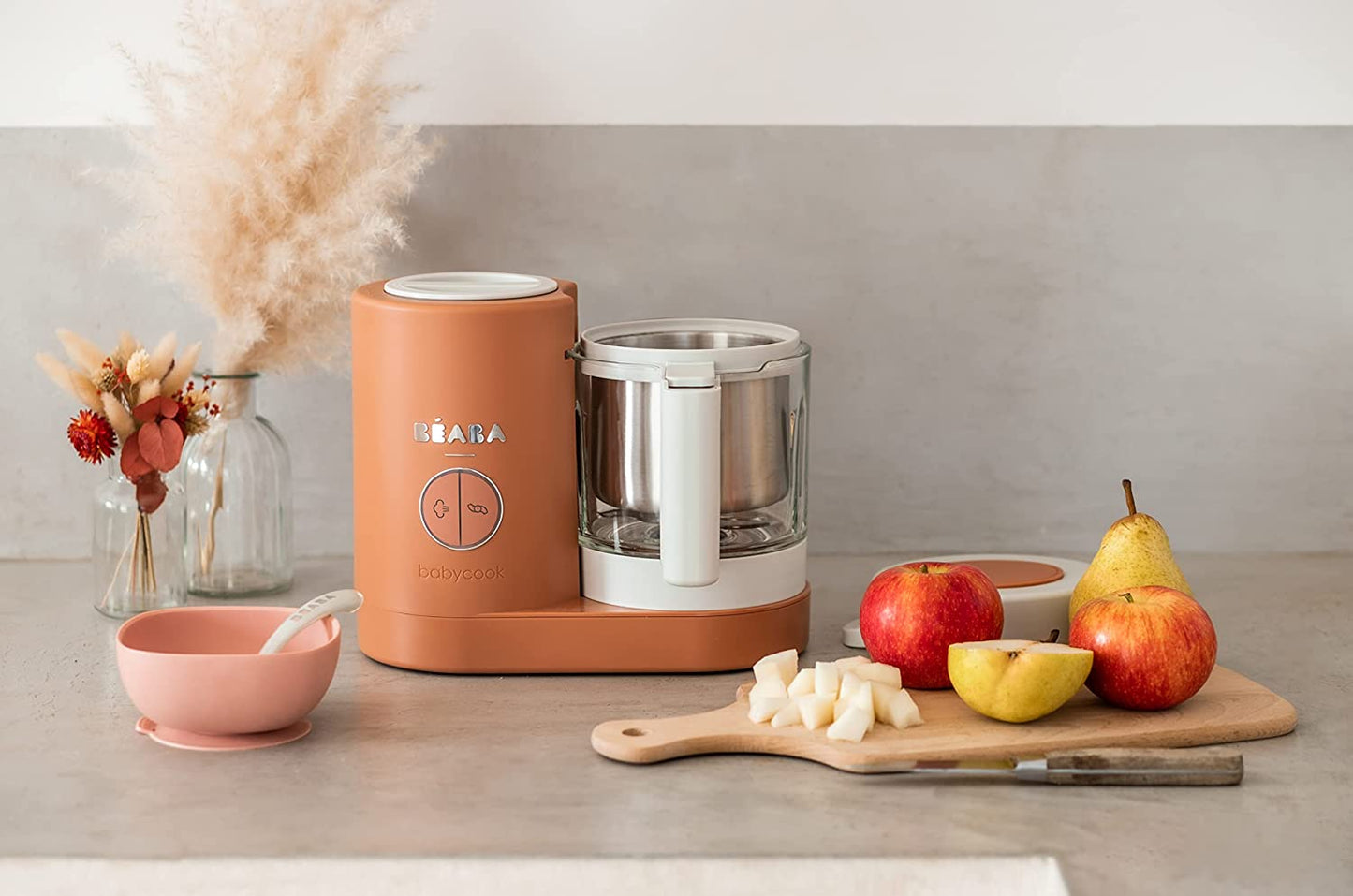 Béaba Babycook Neo Processador de Alimentos  Cozimento a vapor suave Terracota