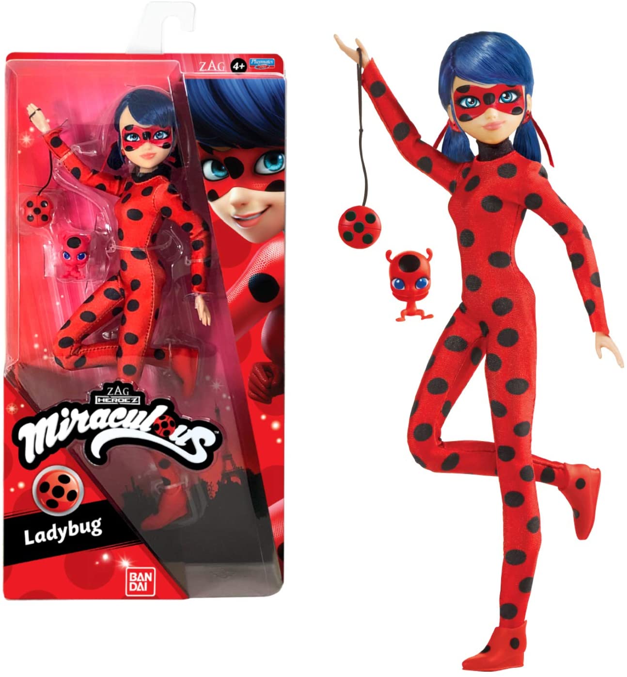 HaoYunLai Anime Miraculous Ladybug Action Figure Bolsa de pelúcia pingente  boneca brinquedo decoração de casa