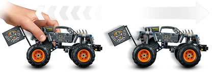 LEGO 42119 - Technic Monster Jam Max-D Camión de Juguete a Cuatriciclo Remolcable 2 en 1