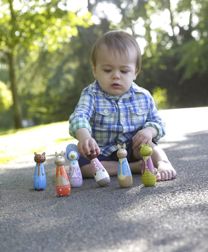 Peter Rabbit &amp; Friends Bolos de madera