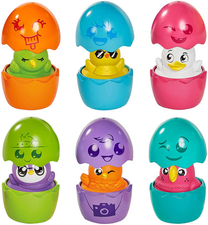 Toomies TOMY Hide and Squeak Egg Bus Baby Toy