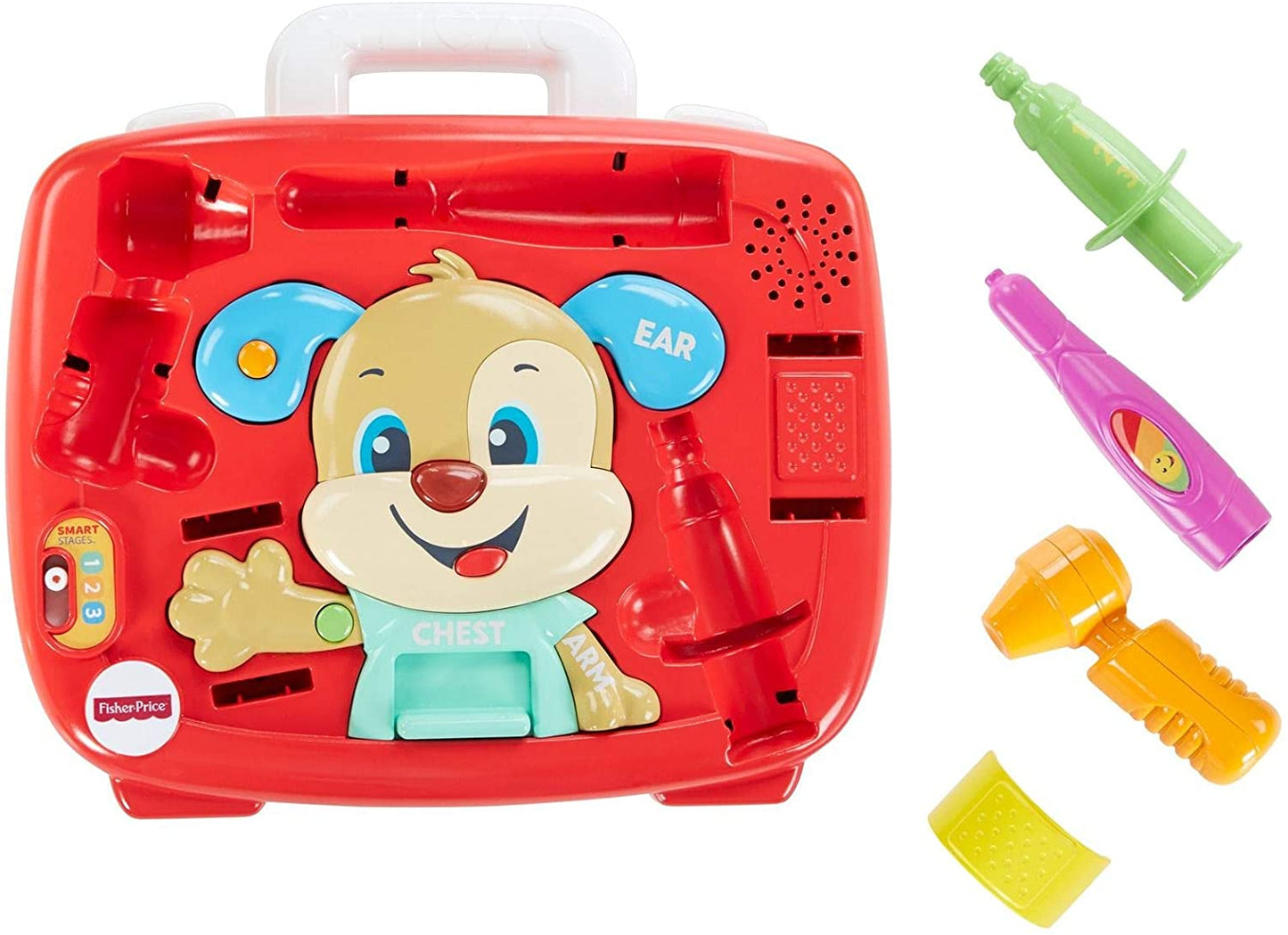 Fisher-Price Ria e Aprenda com o Kit de Check-Up para Filhotes