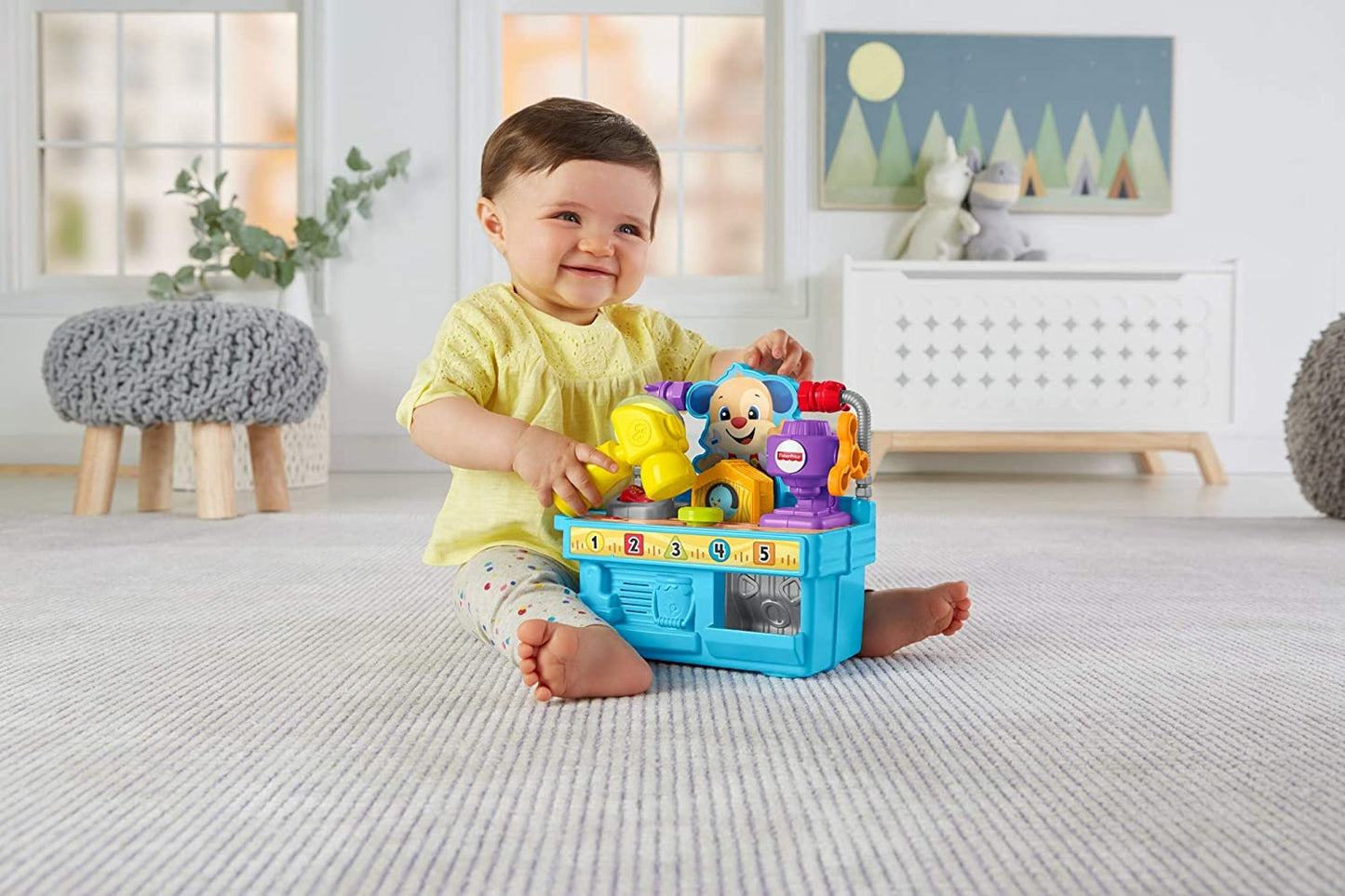 Fisher-Price - Banco de ferramentas de aprendizagem para rir e se ocupar