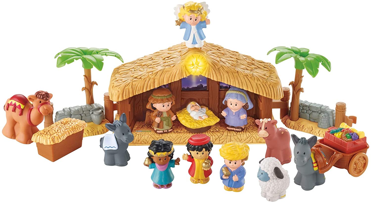 Little people sales christmas set