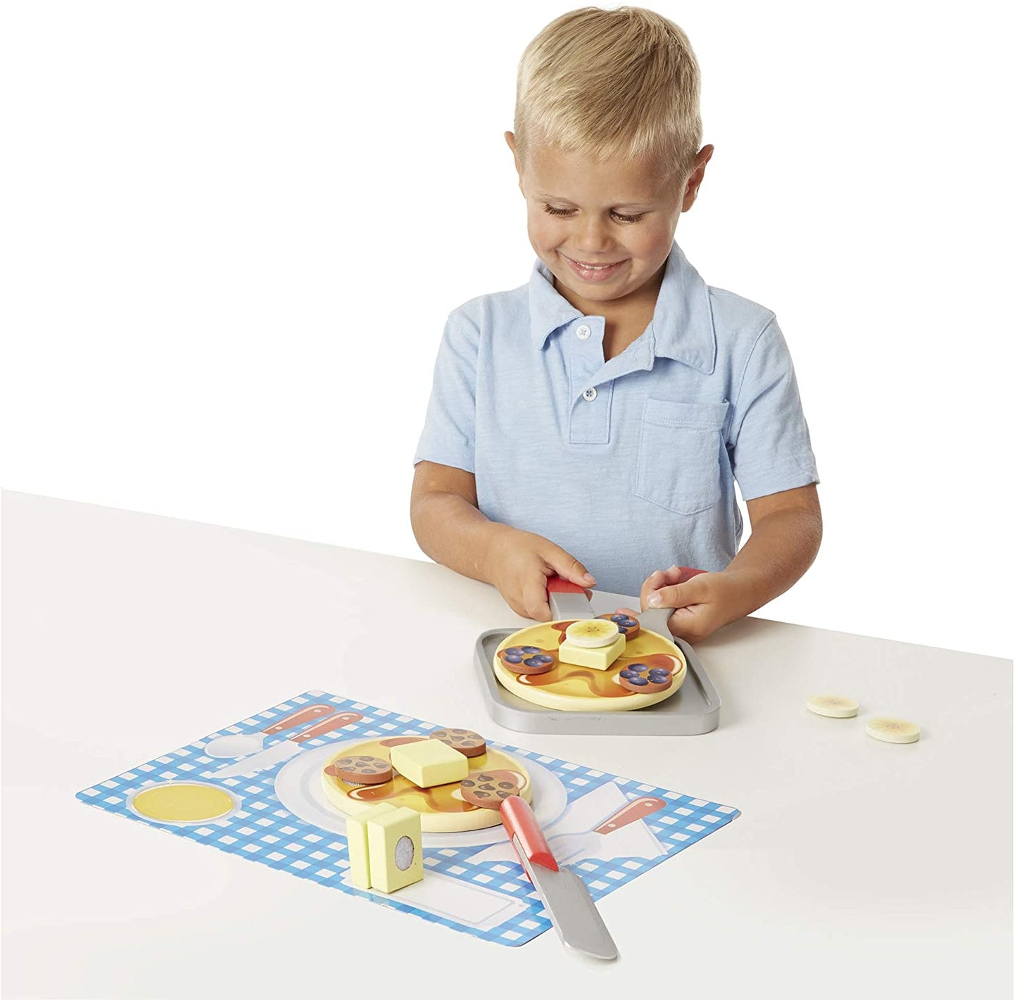 Melissa &amp; Doug - Set de tortitas de madera