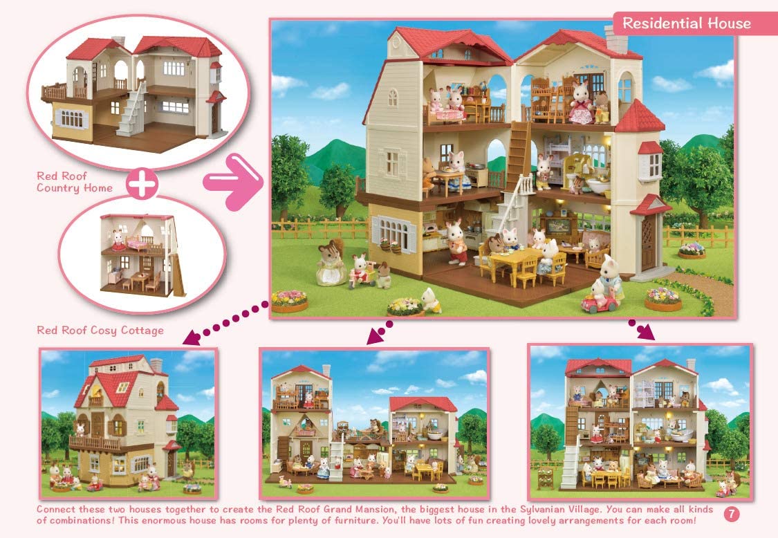 Sylvanian Families - Toit rouge Country Home - 5302