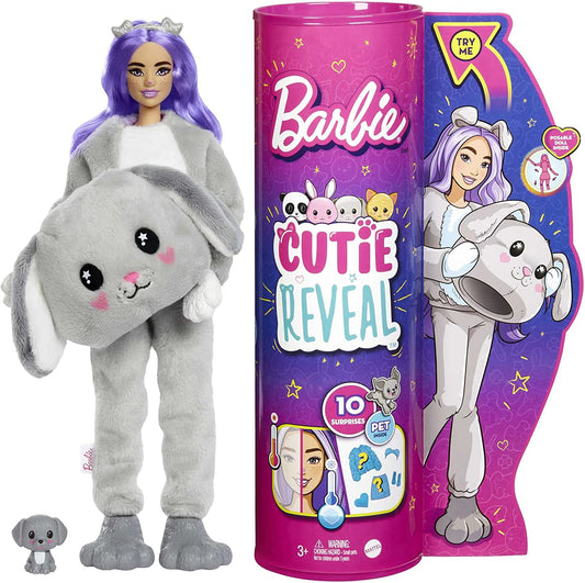 Barbie - Disfraz de Perro con Mini Mascota y Cambio de Color 3+ 