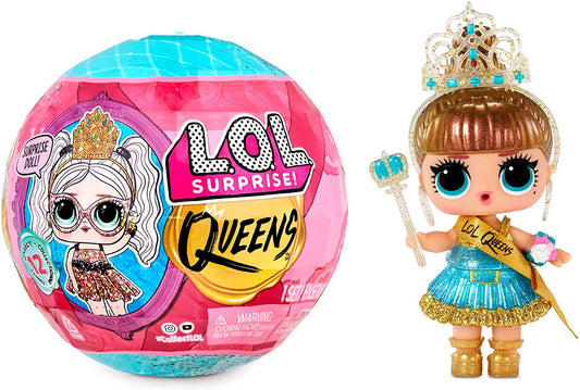 L.O.L. Surprise! 579830EUC LOL Queens-Random Assortment-Royal Doll with 9 Surprises