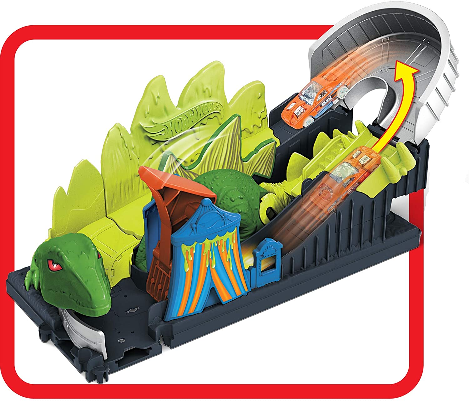 Hot Wheels Dino Coaster Attack playset