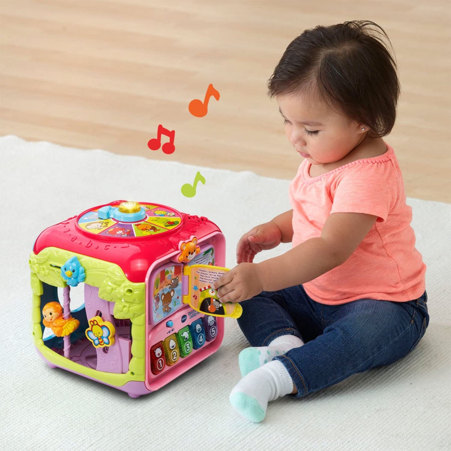 VTech - Cubo de Atividade de Classificação e Descoberta - Rosa