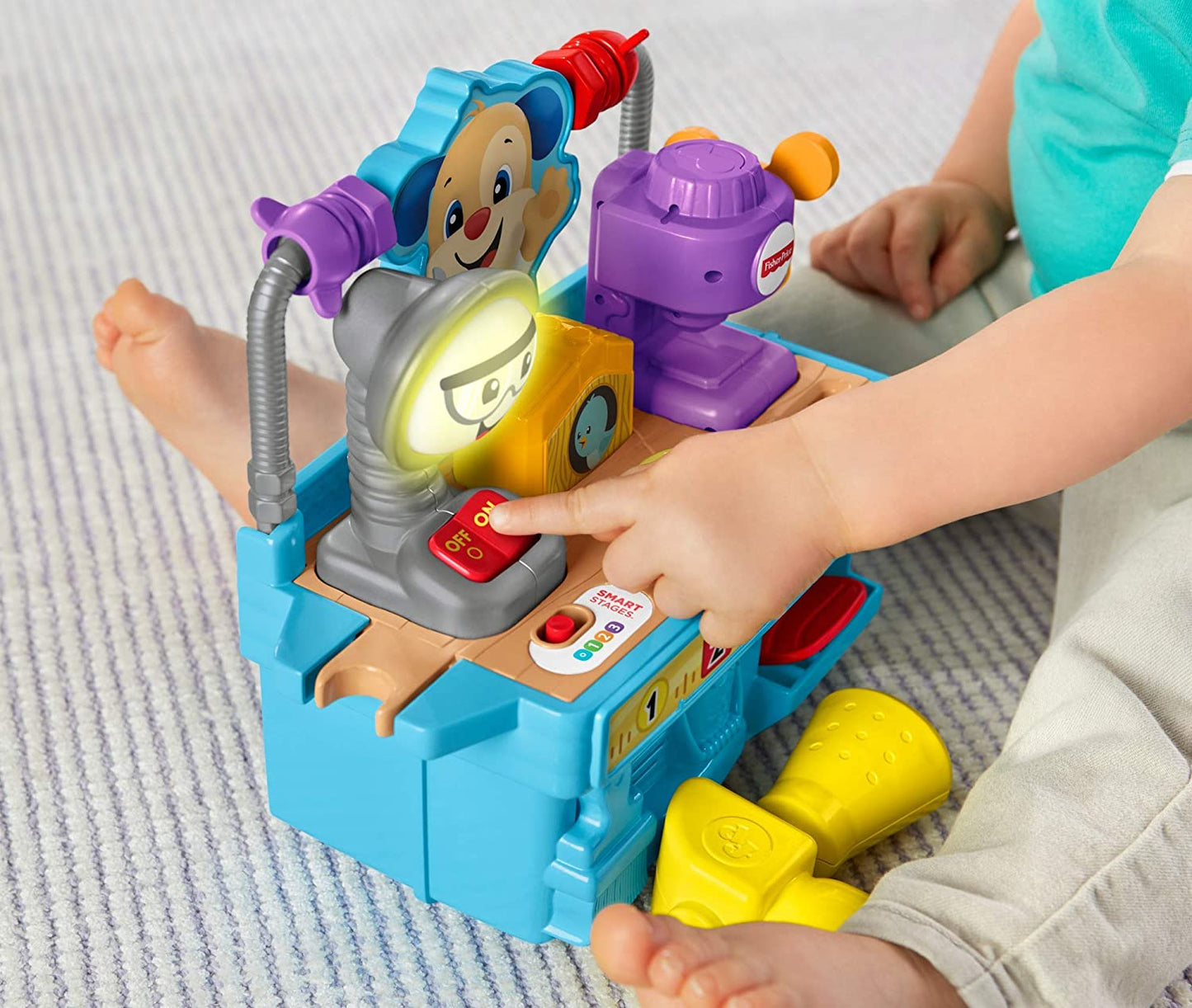 Fisher-Price - Banco de ferramentas de aprendizagem para rir e se ocupar