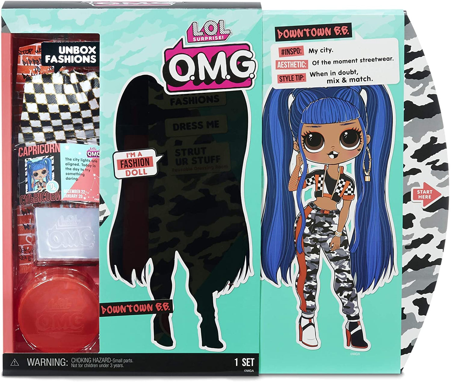 LOL Surprise OMG Downtown BB Fashion Doll for Kids