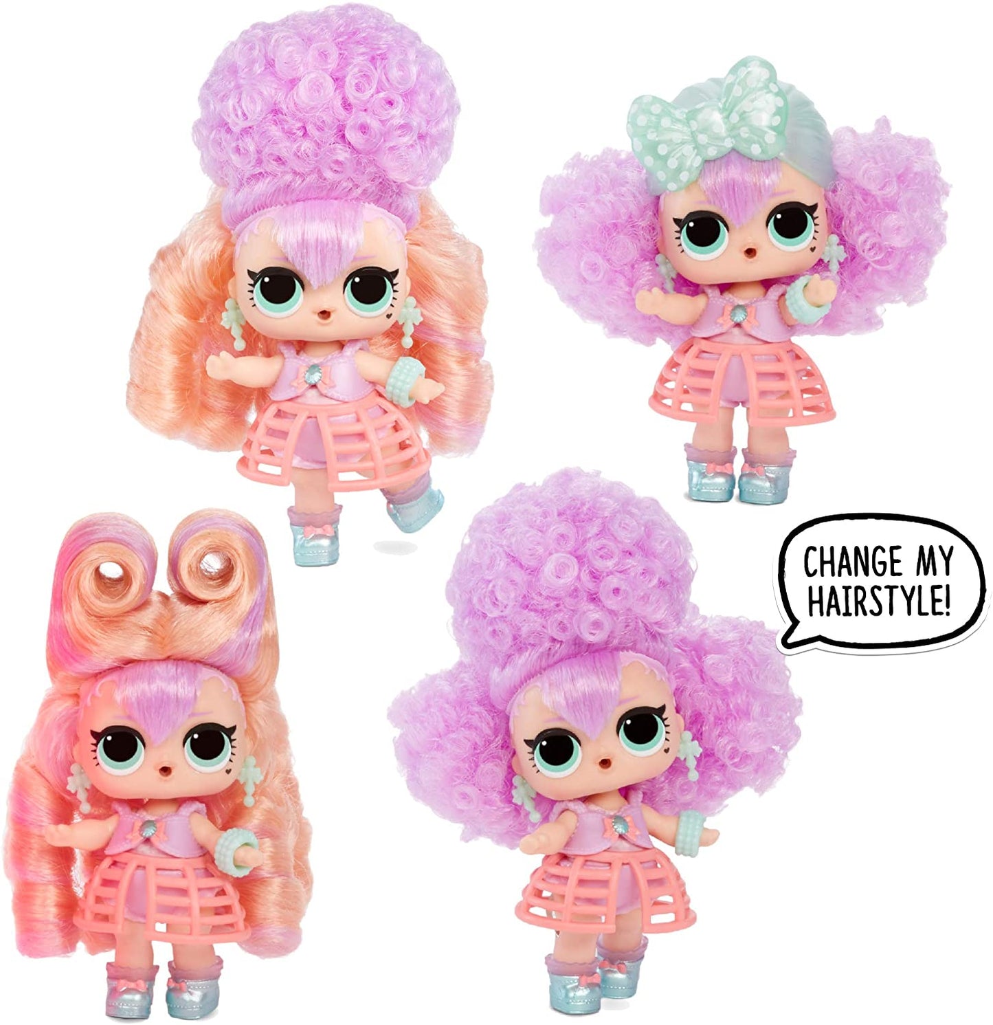 L.O.L. Surprise! 564751 L.O.L Hairvibes Dolls with 15 Surprises and Mix & Match Hair Pieces, Multi