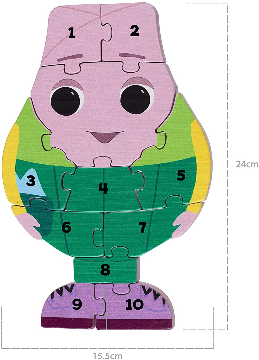 Orange Tree Toys Moon and Me Mr Onion Number Puzzle