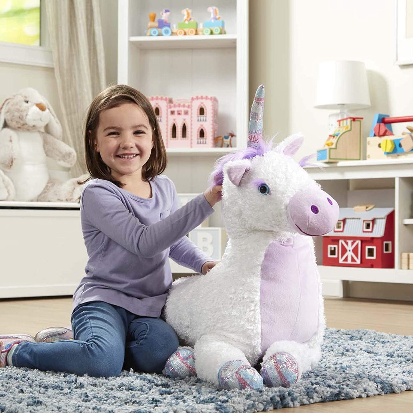 Melissa &amp; Doug Jumbo Misty Unicornio - Unicornio