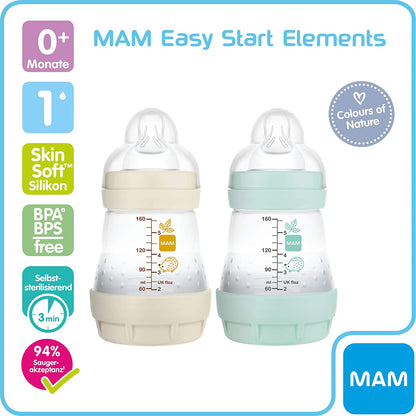 MAM Easy Start Mamadeiras Anti-Cólica - Kit 2x 260 ml