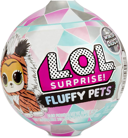 LOL. Surprise! Série Discoteca de Inverno Fofo Pets com Pele Removível