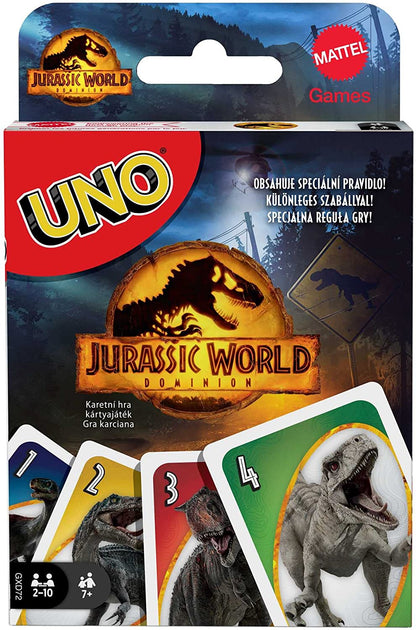 UNO Jurassic World Dominion - da Amazon Exclusivo