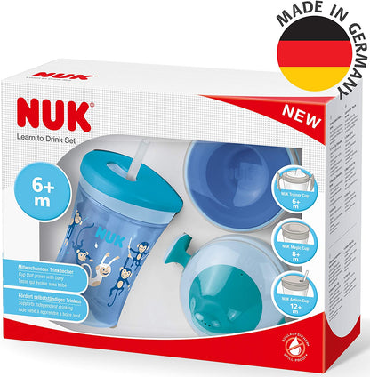 Nuk - Conjunto de treinamento 3 em 1 azul