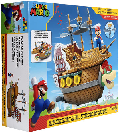 Super Mario Deluxe Bowser's Airship Playset