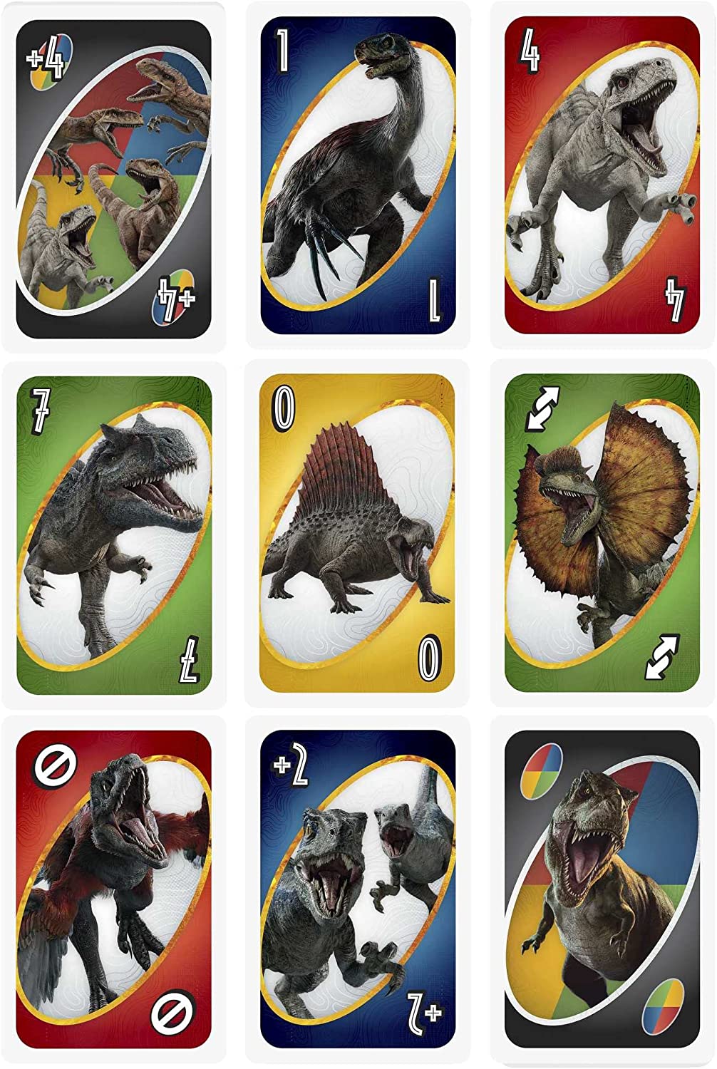 UNO Jurassic World Dominion - da Amazon Exclusivo