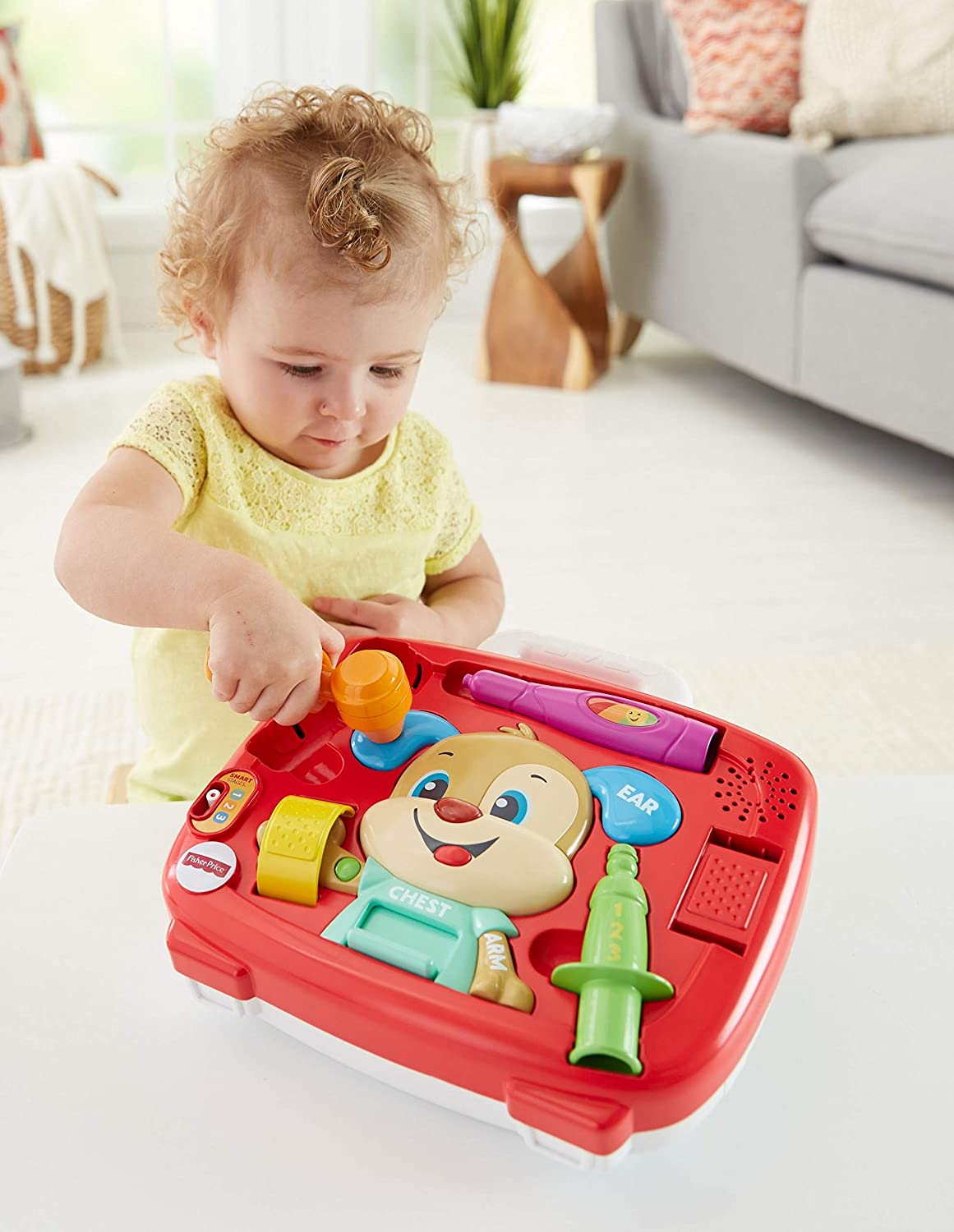 Fisher-Price Ria e Aprenda com o Kit de Check-Up para Filhotes