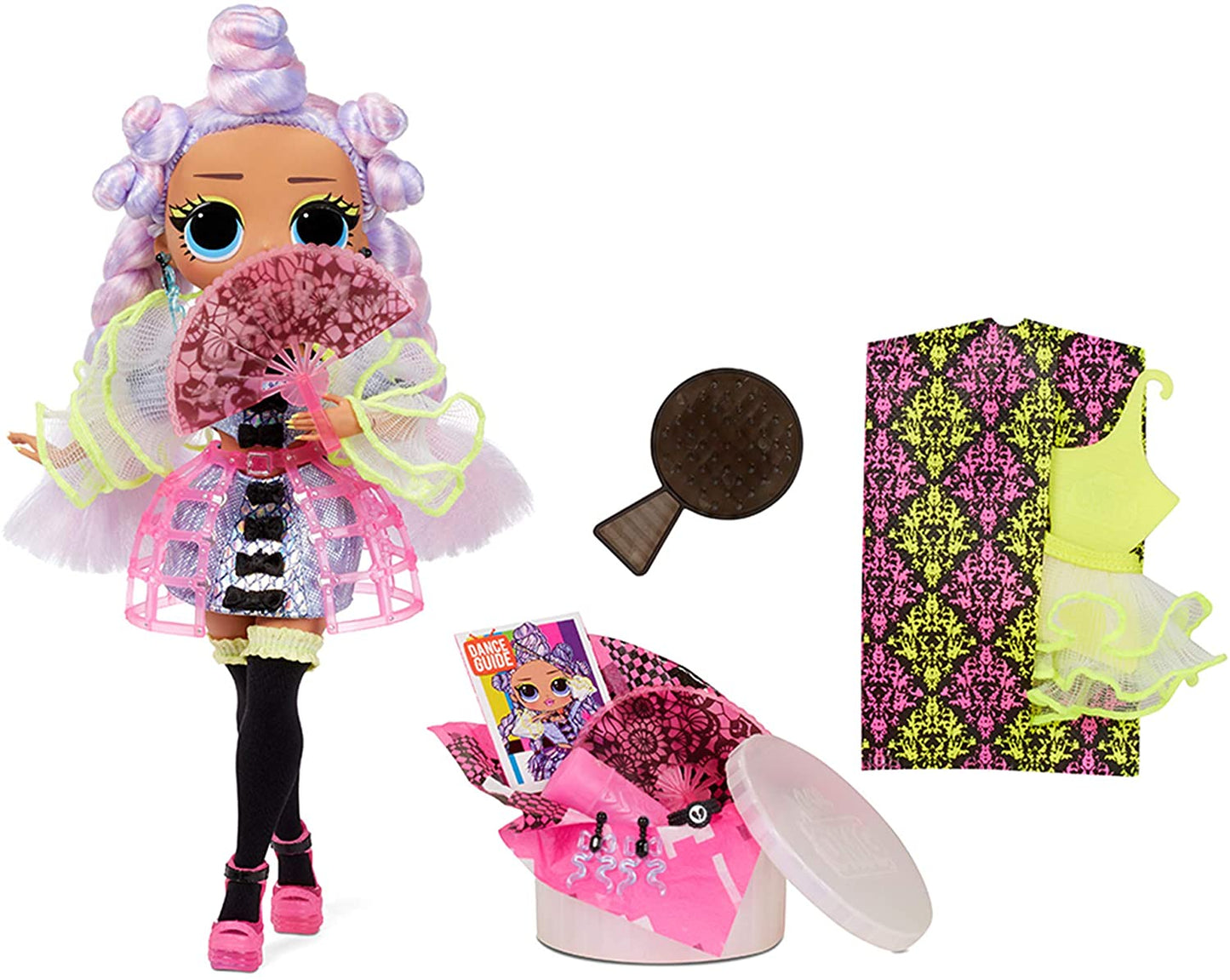 LOL Surprise OMG Dance Dance Dance Miss Royale Fashion Doll with 15 Surprises