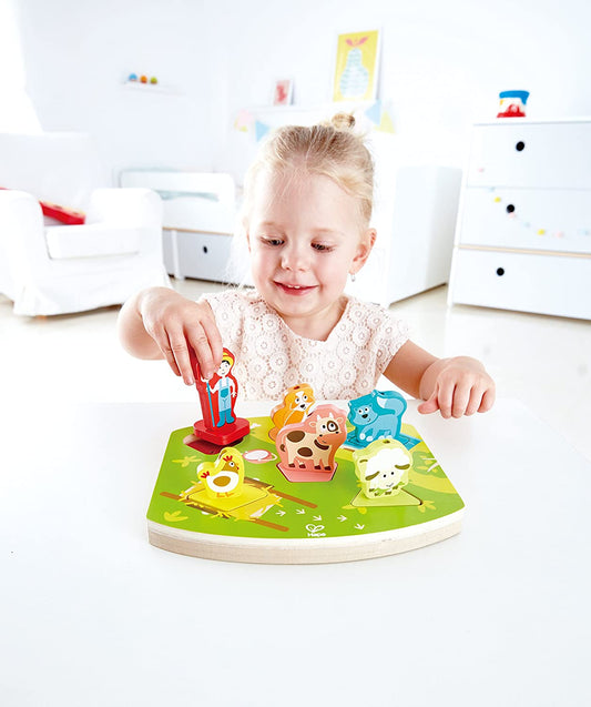 Hape E1614 Puzzle de Madera Juguete Educativo +12 meses