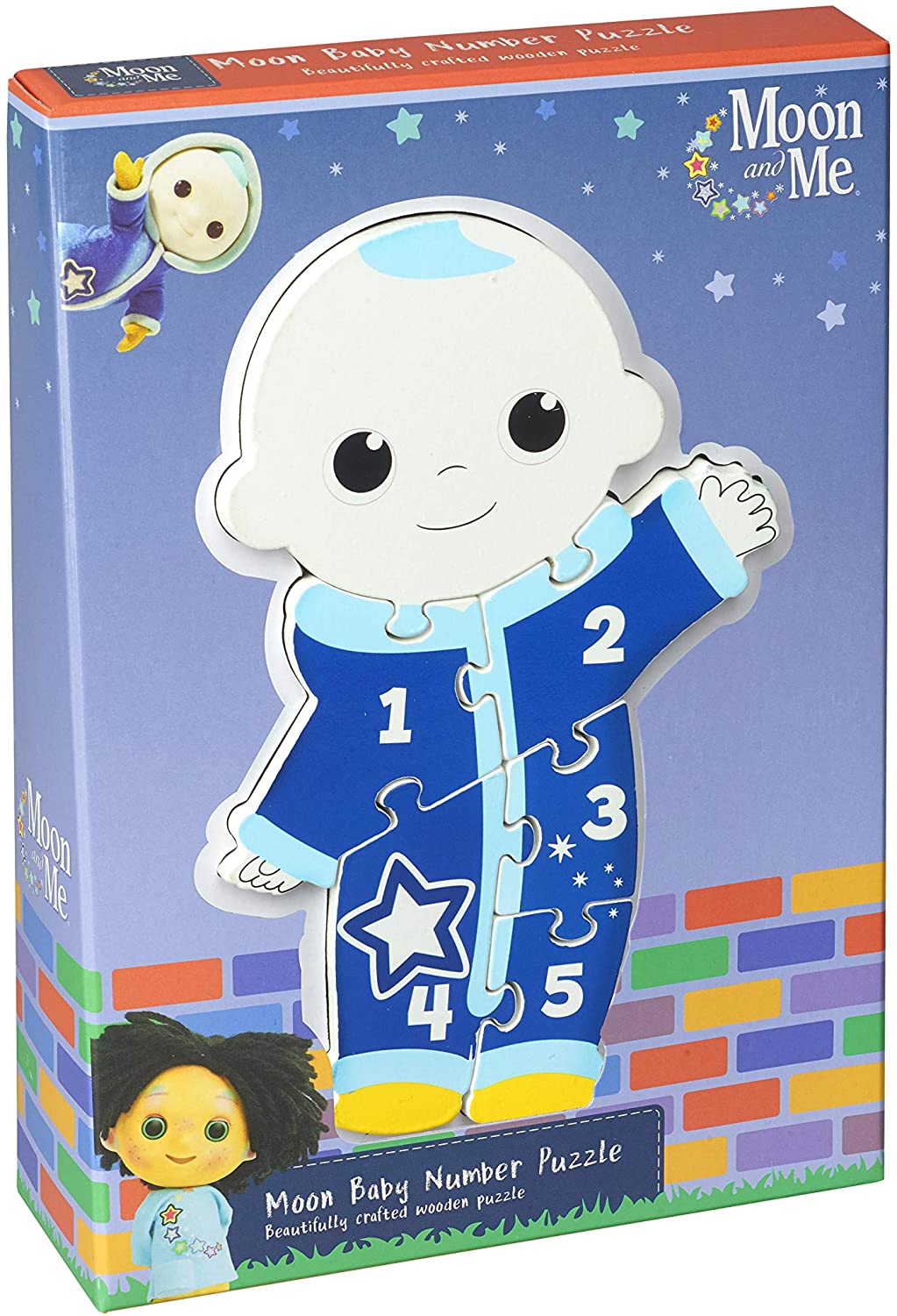 Orange Tree Toys Moon Baby Number Puzzle