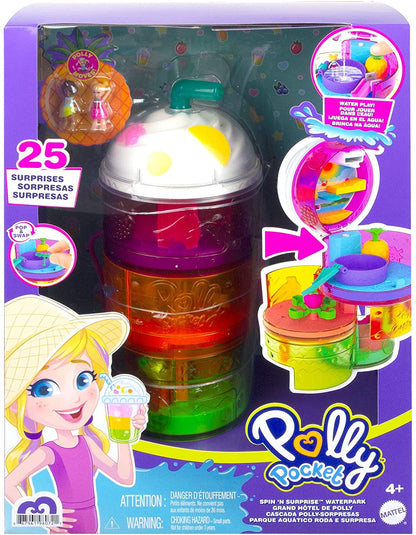 Polly Pocket - Juego compacto y accesorios Spin 'n Surprise Smoothie 