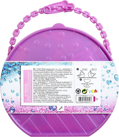 Jajaja ¡Sorpresa! - Muñeca Bubbly Pearl Fizz con accesorios brillantes - Púrpura - 6 sorpresas 4+ 