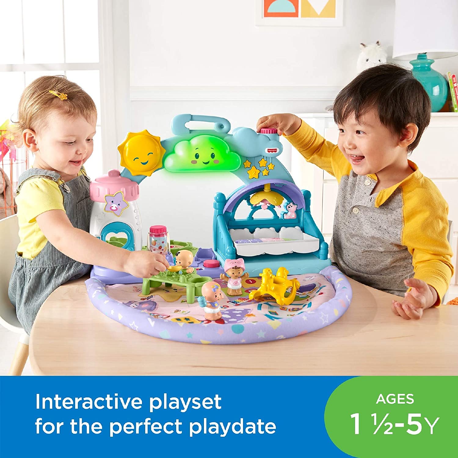 Cita de juegos para bebes 1 2 3 de Fisher Price Little People