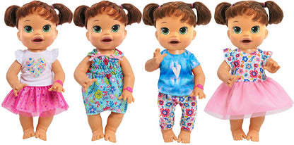 Baby Alive 75162 - Conjunto de roupas Mix N' Match, multicolorido