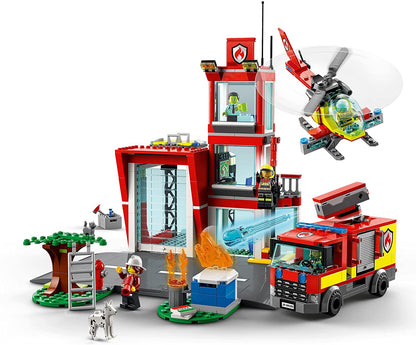 LEGO 60320 City Corpo de Bombeiros com Garagem