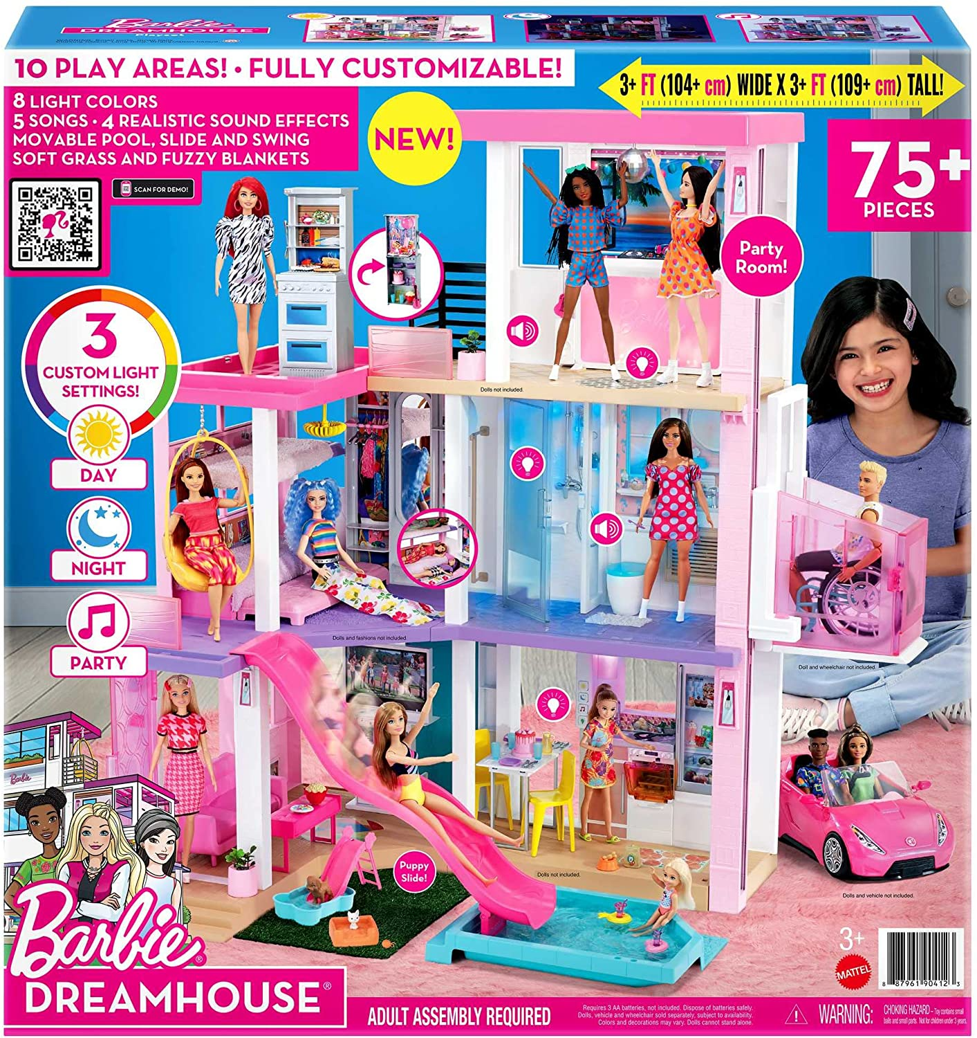 Casa Barbie Piscina Boneca