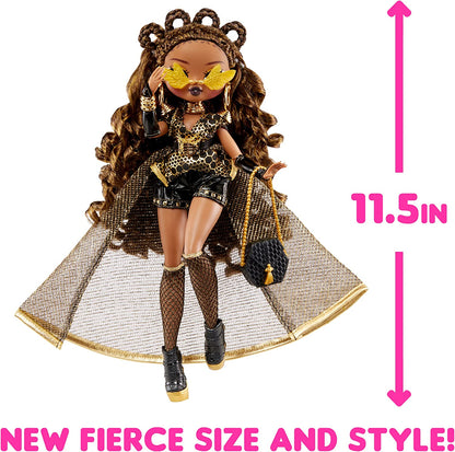 Jajaja ¡Sorpresa! ROYAL BEE Fashion Fierce Ropa, accesorios y soporte para muñecas - 15 sorpresas 3+ 