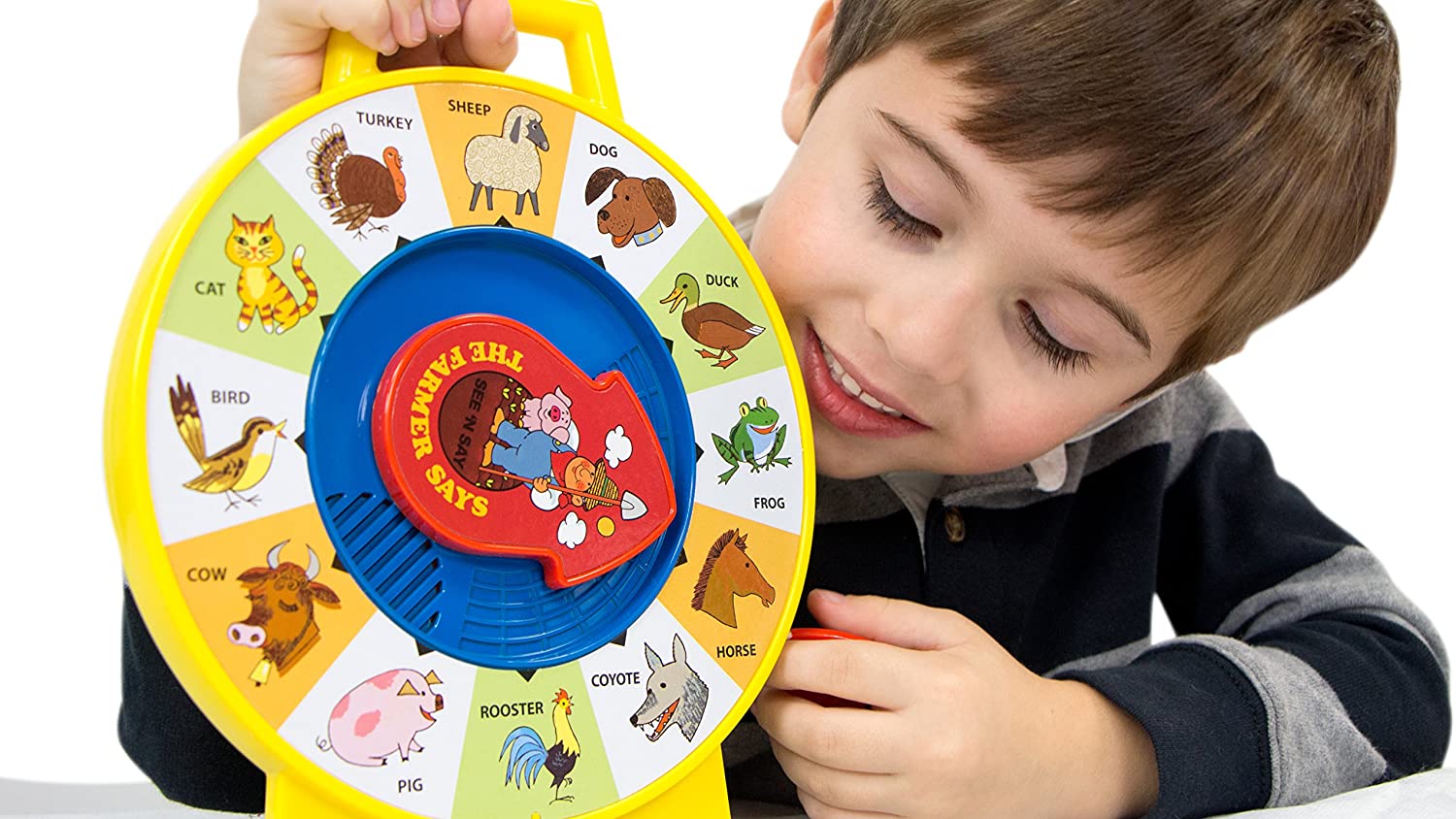 Fisher Price Classics See n Say Farmer Says Brinquedo educacional e