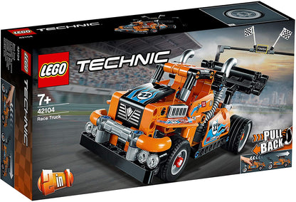 LEGO 42104 - Technic Camión de Carreras de Juguete a Coche de Carreras Modelo 2en1