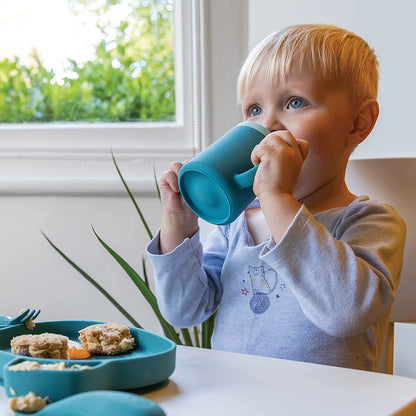 TUM TUM - Vaso de entrenamiento para bebé de silicona de 3 vías