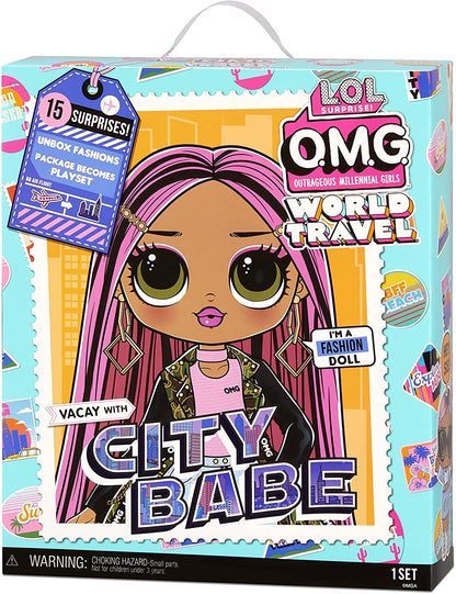 L.O.L. Surprise! 576587EUC LOL OMG World Fashion Doll-City