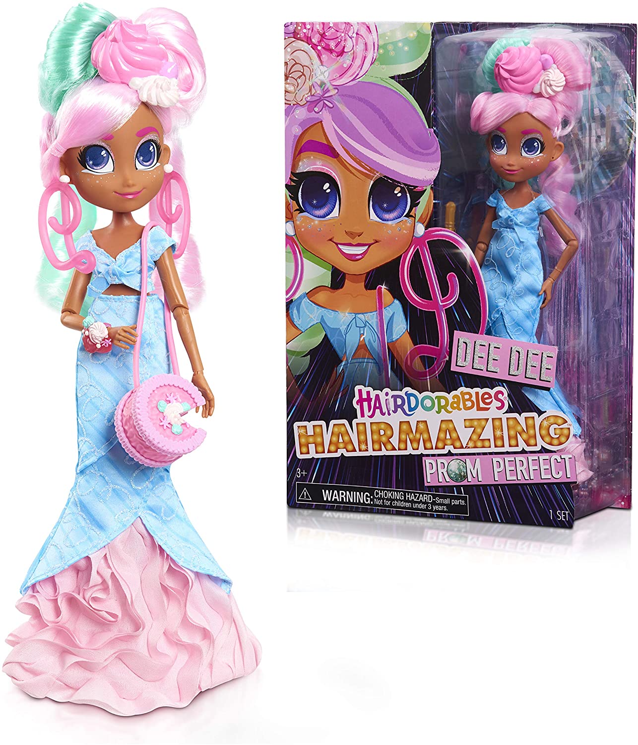 Hairdorables - Muñeca de moda Hairmazing Serie 2-Deedee