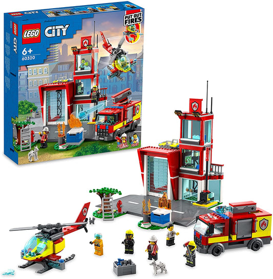 LEGO 60320 City Estación de Bomberos con Garaje