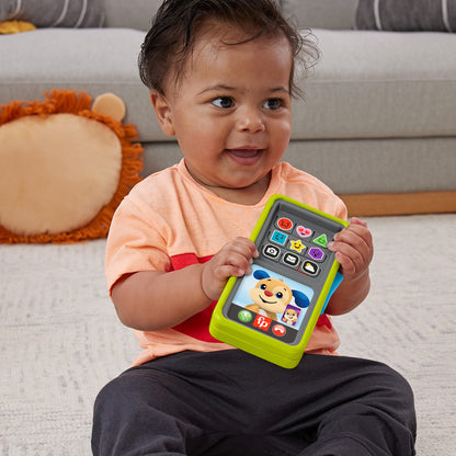 Fisher-Price Ríe y aprende Presiona y desliza el teléfono inteligente