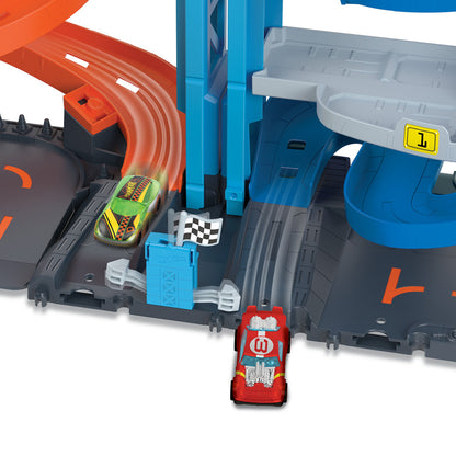 Hot Wheels da cidade transformadora de corrida da torre de jogo Conjunto