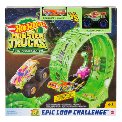 Hot Wheels Monster Truck brilla en la oscuridad bucle épico