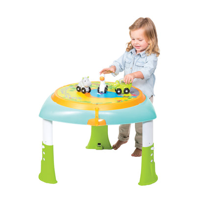 Infantino Sit, Spin & Stand Entertainer, assento 360 e mesa de atividades