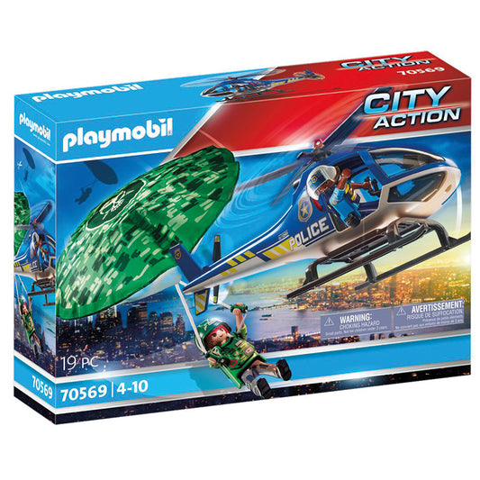 Playmobil 70569 City Action Police Parachute Search