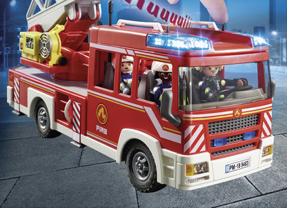 Playmobil - Carro de bombeiros com escada, luzes e sons