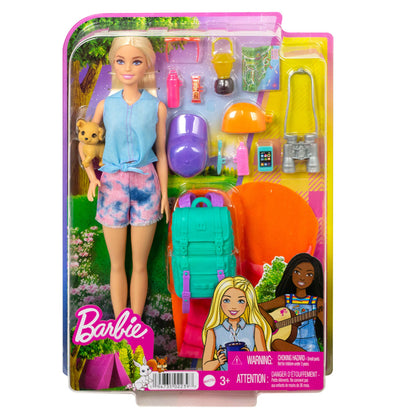 Barbie - Boneca de acampamento Malibu