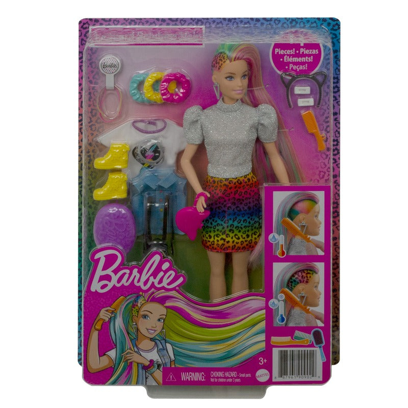 Barbie - Boneca de cabelo de chita